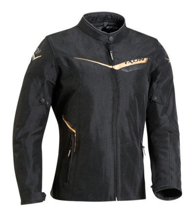 CHAQUETA IXON SLASH C LADY CORDURA NEGRO/DORADO TALLA C4XL