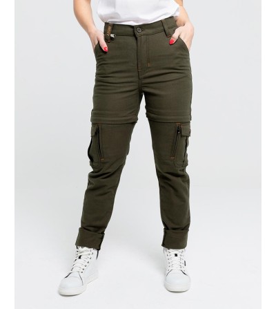 PANTALON BY CITY AIR III MUJER CARGO VERDE