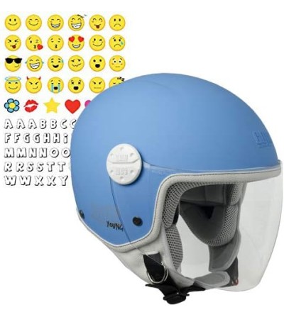 CASCO CGM VARADERO MAGIC SMILE NIÑO AZUL