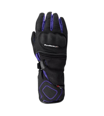 GUANTES QUARTER MILE FROST II LADY NEGRO/MORADO -  TALLA XS