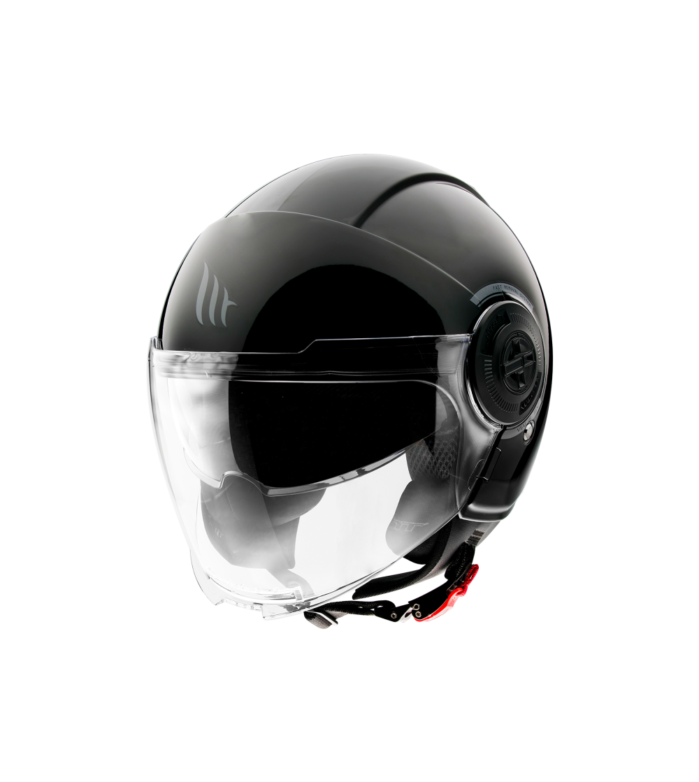 CASCO MT VIALE SV S SOLID A1 NEGRO MATE - TALLA L