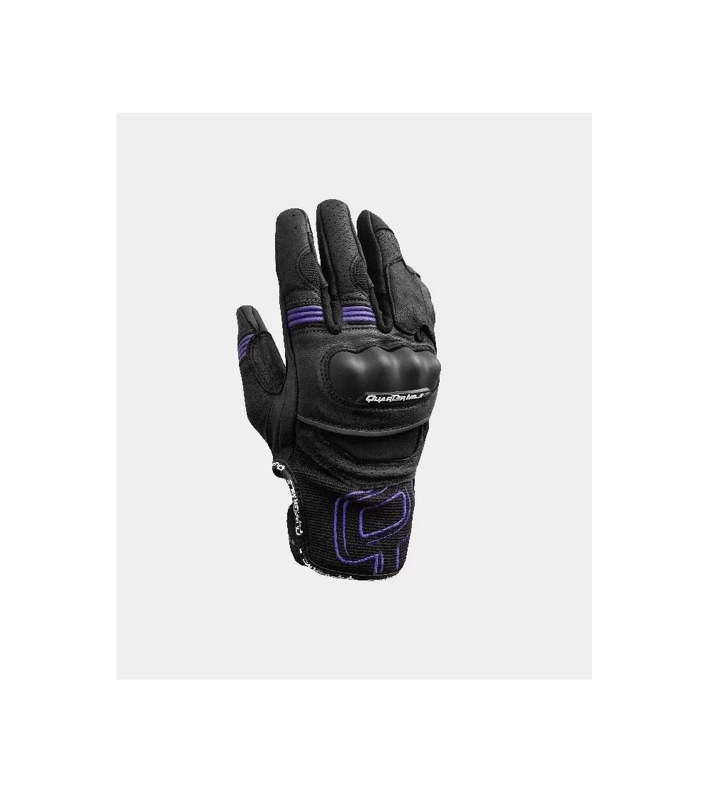 GUANTE QUARTER MILE PACIFIC II LADY NEGRO/MORADO