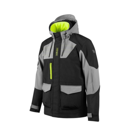CHAQUETA HEVIK POLARIS NEGRO/GRIS - TALLA L