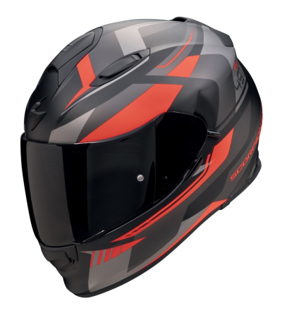 CASCO SCORPION EXO-491 ABILIS NEGRO/ROJO