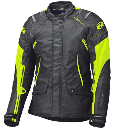 CHAQUETA HELD MOLTO GORE-TEX NEGRO/AMARILLO FLÚOR